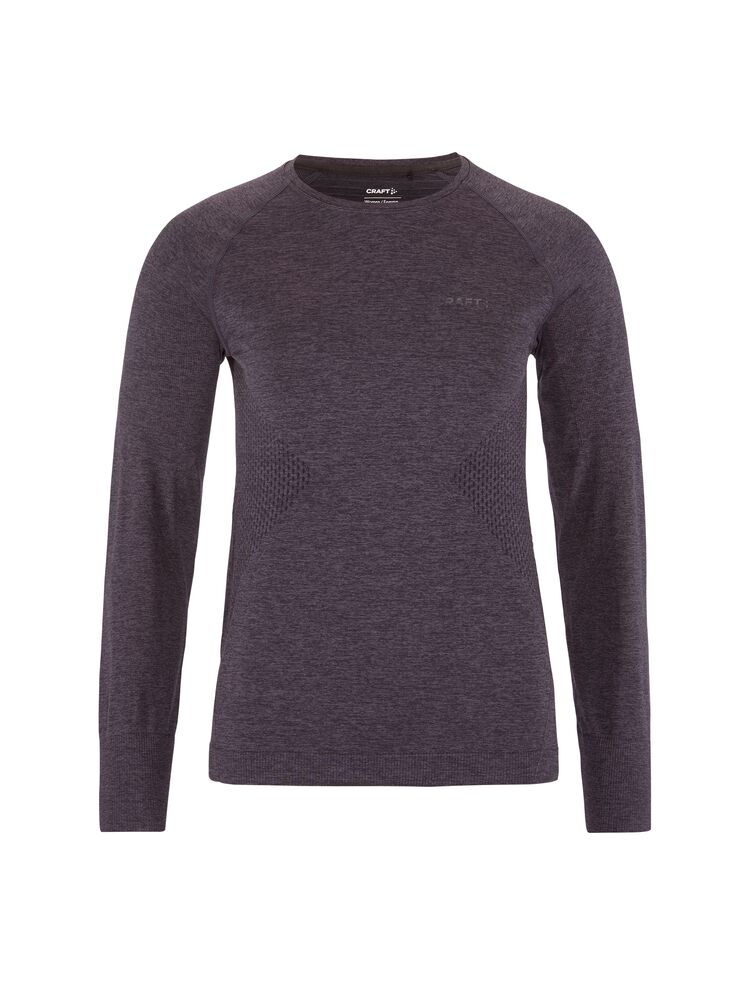 CORE Dry Active Comfort Ls W från Craft i Dk plum