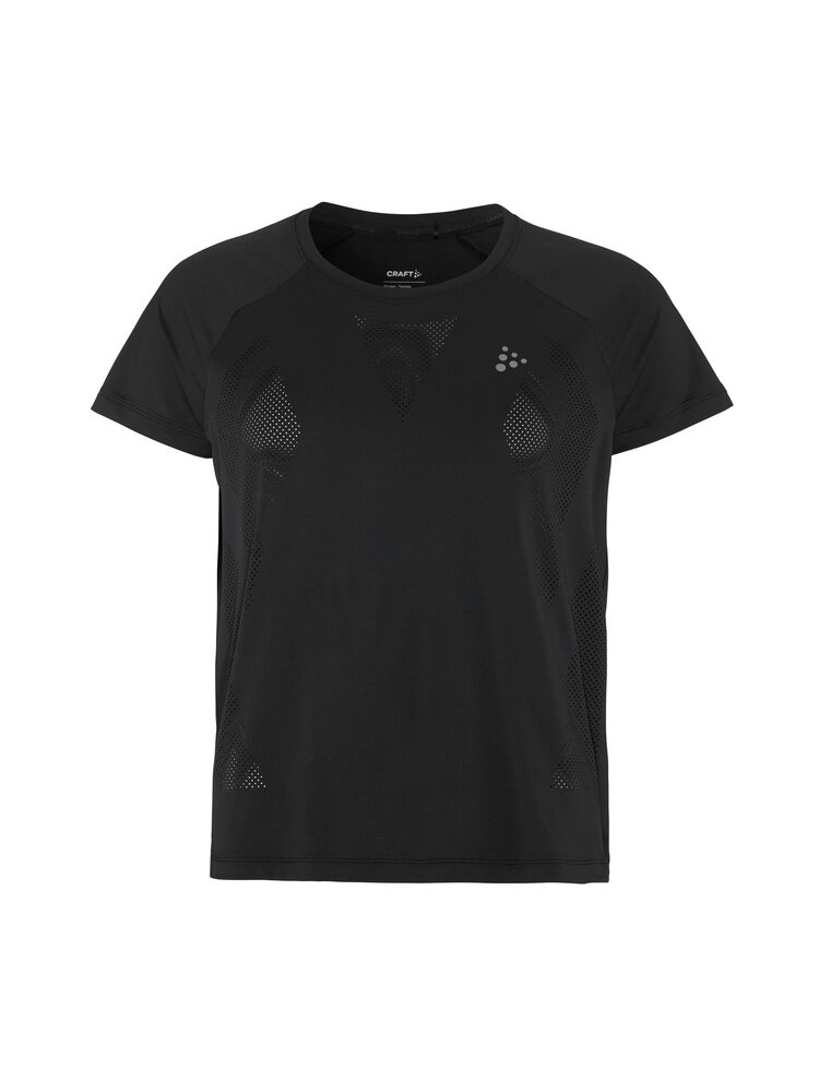 Craft ADV Tone Perforated Tee W - Black AW25 [999000] / XS