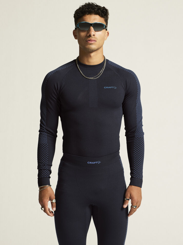 Craft ADV Warm Intensity LS M - Blaze/Royal [396345] / S