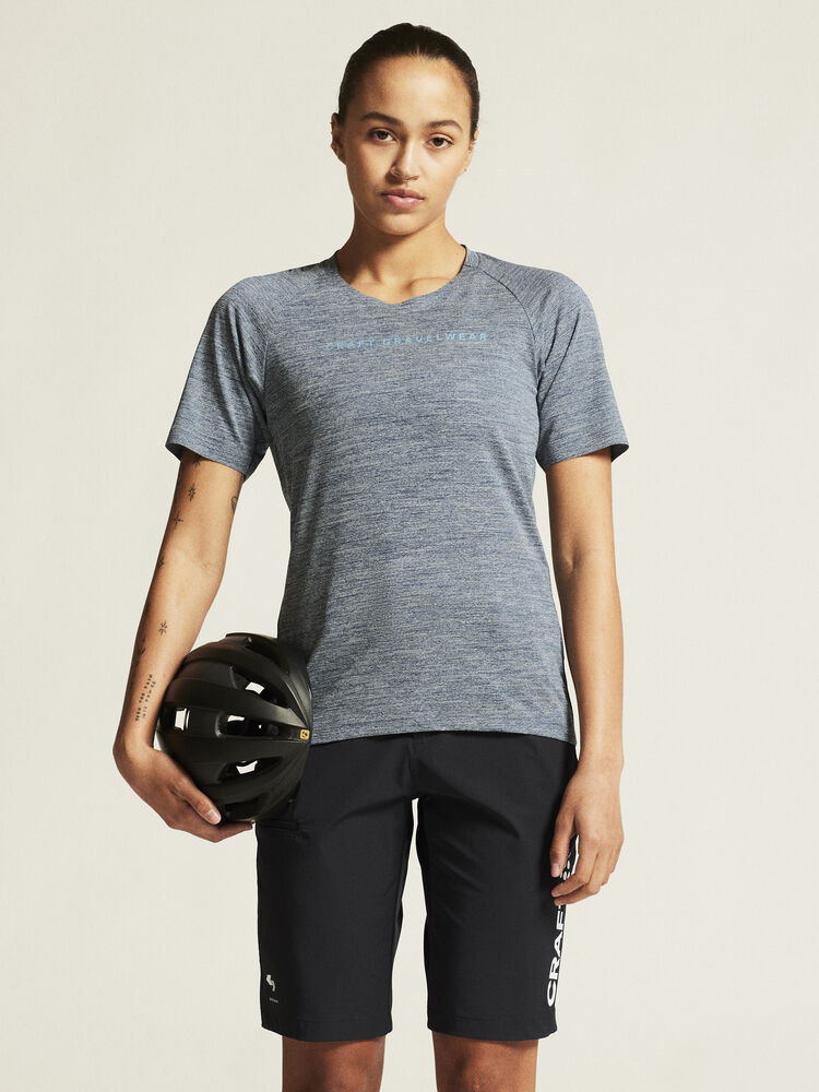 Craft ADV Gravel Ss Tee W - Lake (retail) [328000] / XS