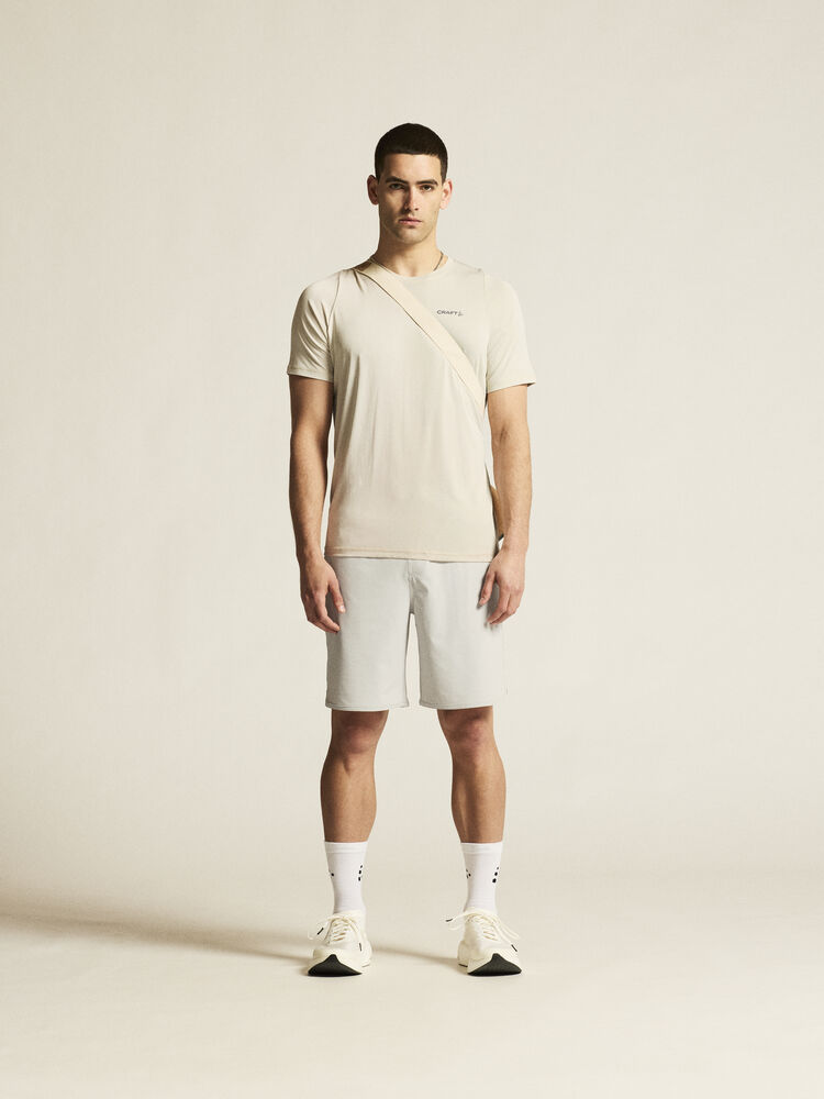 Craft Collective Bi-Blend Ss Tee M - Plaster (retail) [214000] / XS