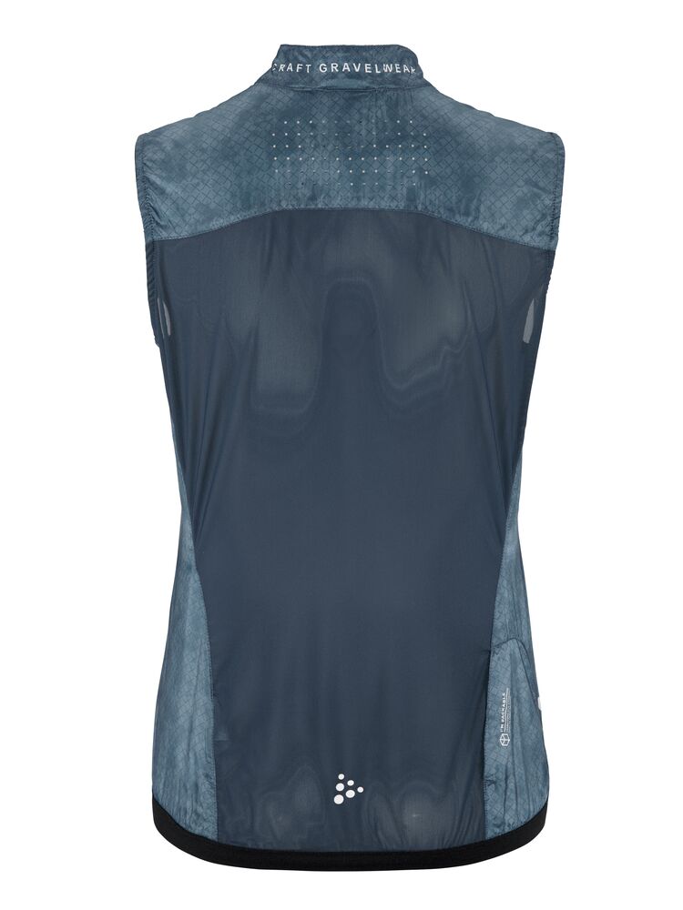 Craft PRO Gravel Wind Vest W - Lake/Multi [328007] / XS