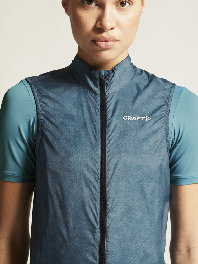 Craft PRO Gravel Wind Vest W - Lake/Multi [328007] / XS