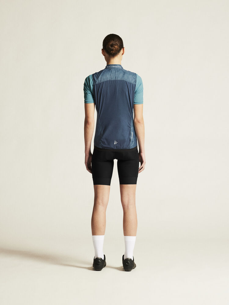 Craft PRO Gravel Wind Vest W - Lake/Multi [328007] / XS
