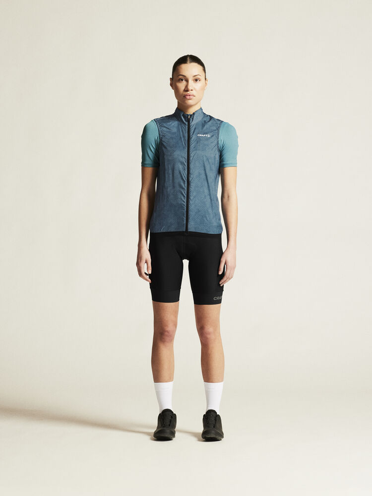 Craft PRO Gravel Wind Vest W - Lake/Multi [328007] / XS