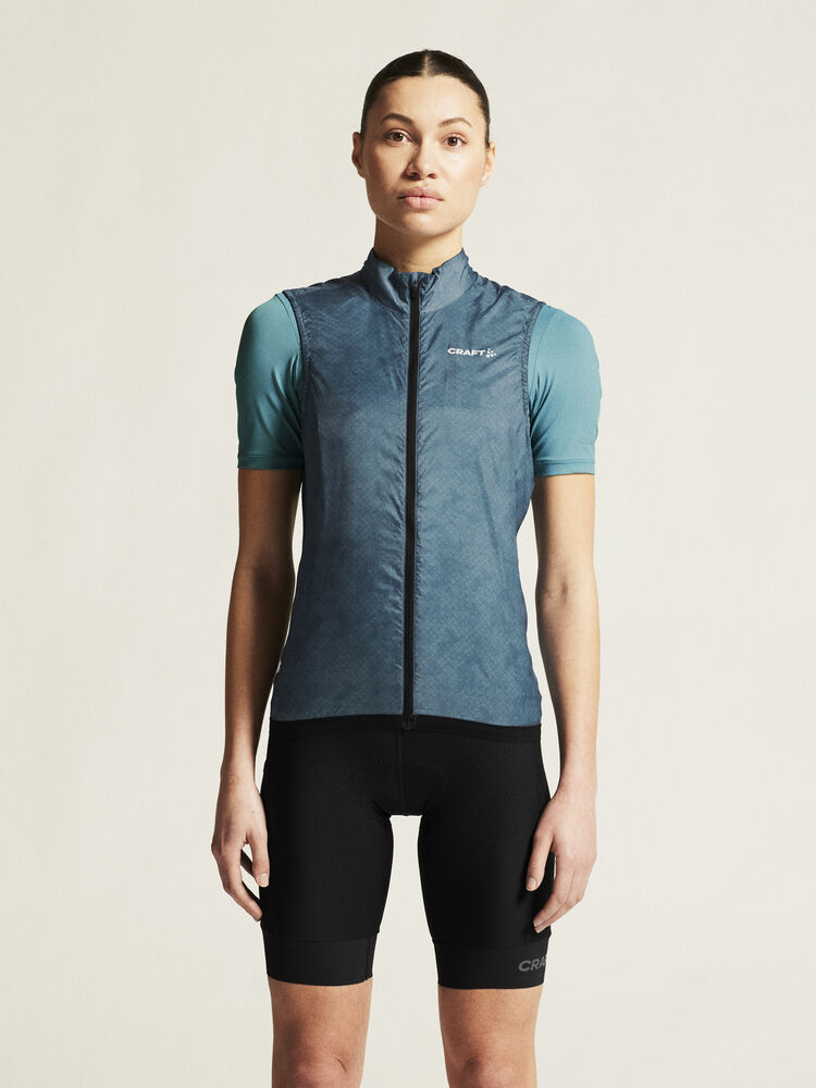 Craft PRO Gravel Wind Vest W - Lake/Multi [328007] / XS