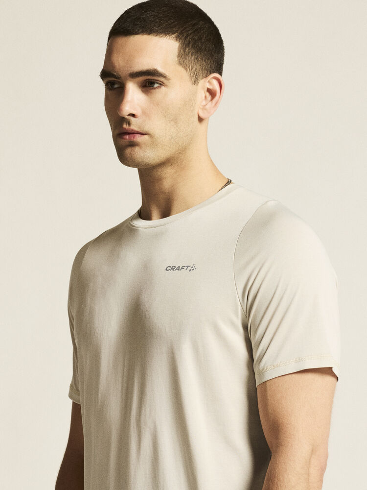 Craft Collective Bi-Blend Ss Tee M - Plaster (retail) [214000] / XS