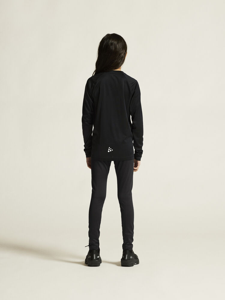 Craft ADV Nordic Club Tights Jr - Black/White AW25 [999900] / 122/128