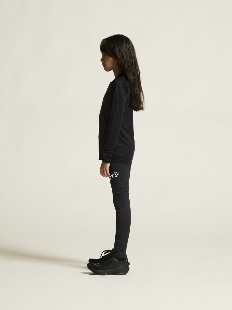 Craft ADV Nordic Club Tights Jr - Black/White AW25 [999900] / 122/128