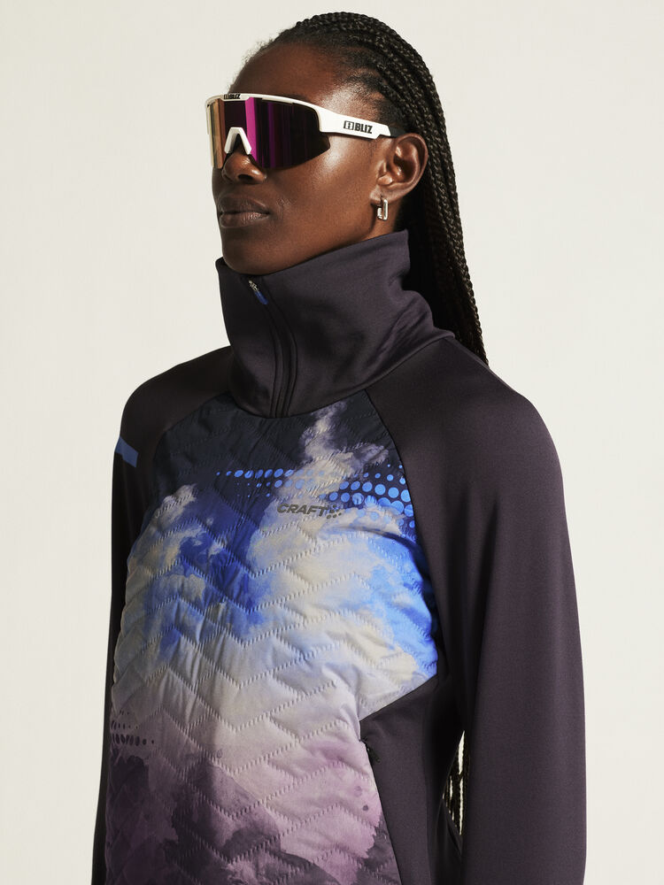 Craft ADV SubZ Sweater 3 W - Dk Plum/Multi [499007] / XS