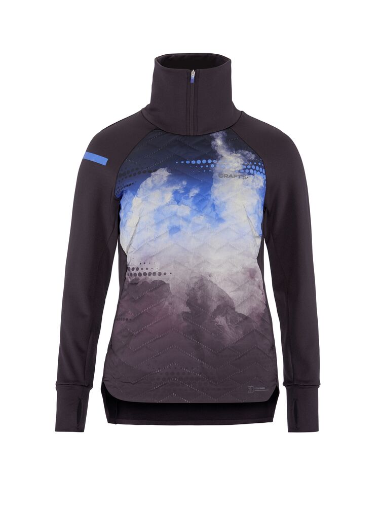 Craft ADV SubZ Sweater 3 W - Dk Plum/Multi [499007] / XS