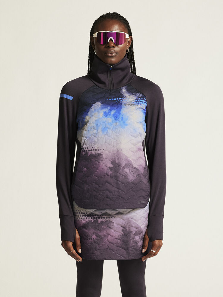 Craft ADV SubZ Sweater 3 W - Dk Plum/Multi [499007] / XS