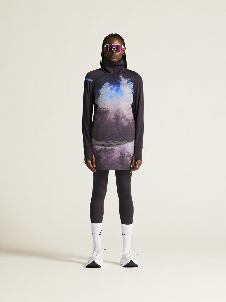 Craft ADV SubZ Sweater 3 W - Dk Plum/Multi [499007] / XS
