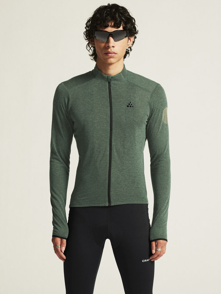 Craft Core Bike Essence Wool LS Jersey M - Biome/Melange [640200] / XS