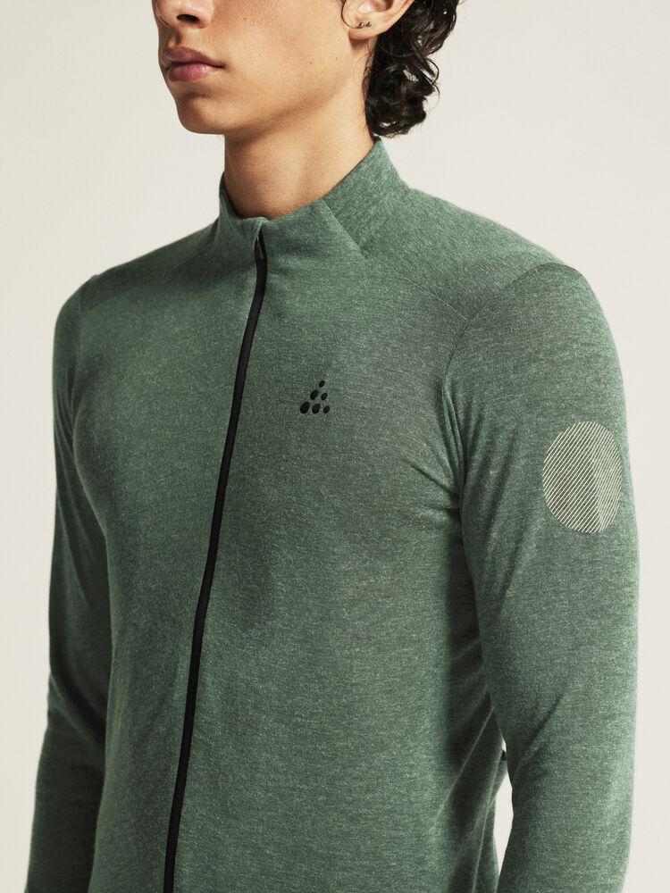 Craft Core Bike Essence Wool LS Jersey M - Biome/Melange [640200] / XS