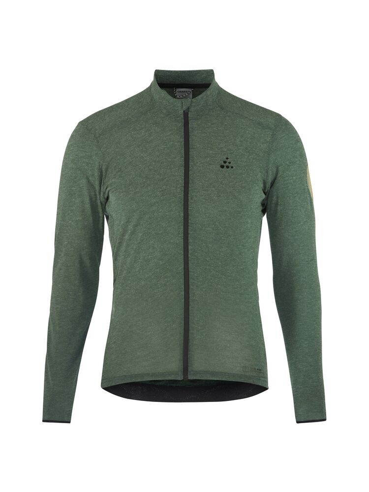 Craft Core Bike Essence Wool LS Jersey M - Biome/Melange [640200] / XS