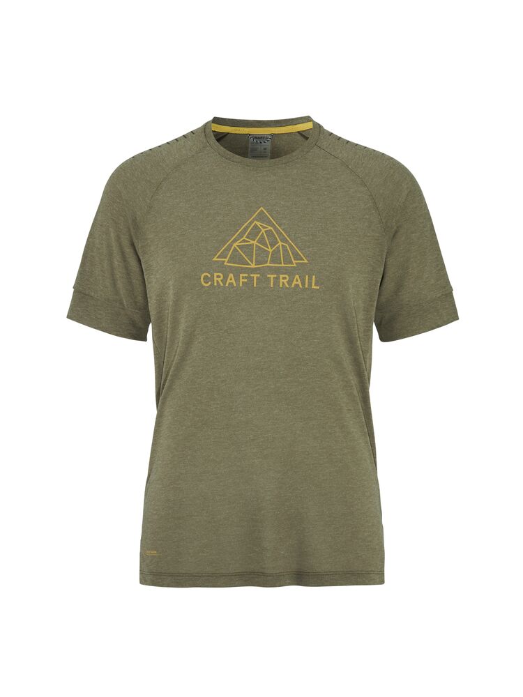 Wool SS Tee M från Craft i Rift/Melange