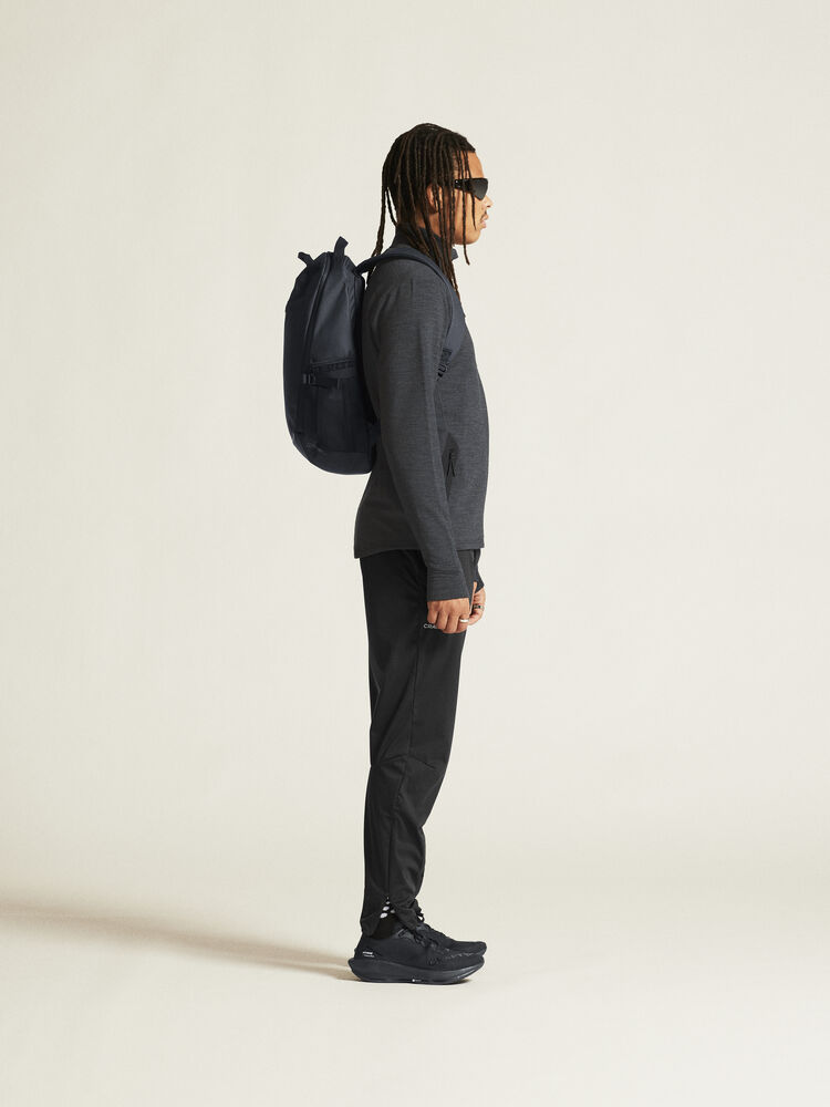 Craft PRO Explore Wool Midlayer M - BLACK MELANGE [998000] / S