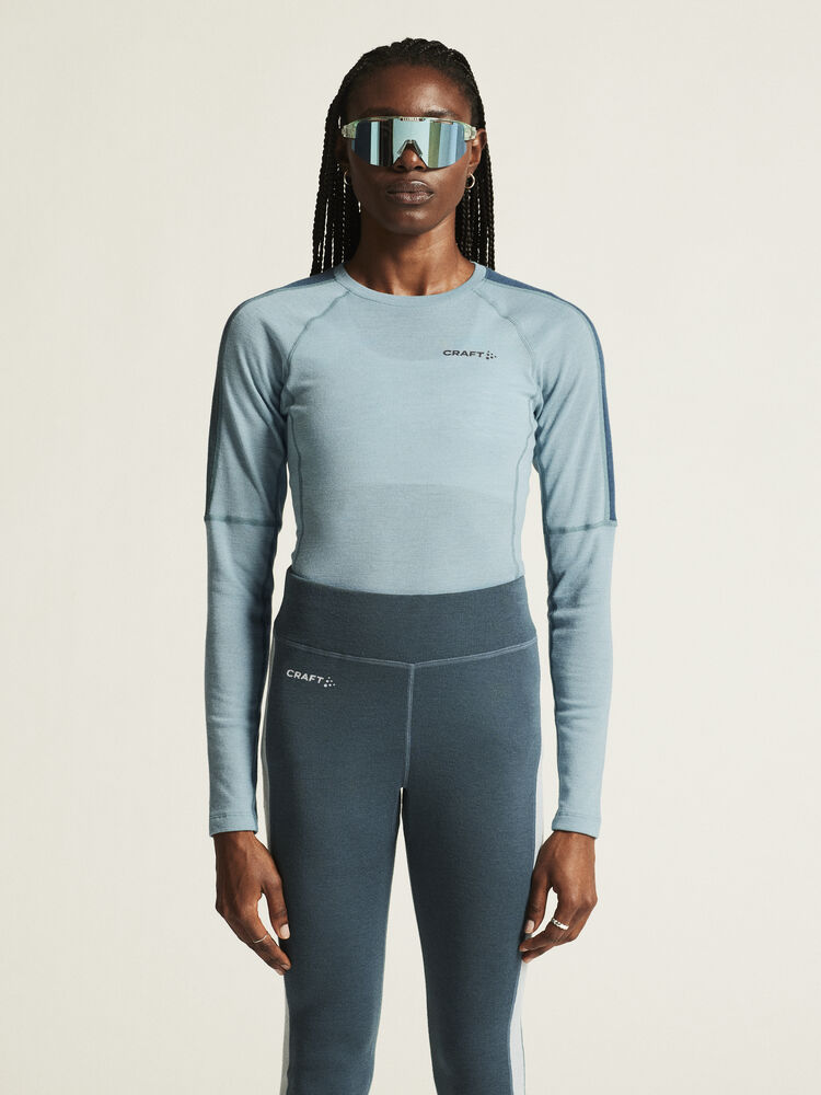 Craft ADV Wool Merino RN LS W - Arona/Orion [364387] / XS