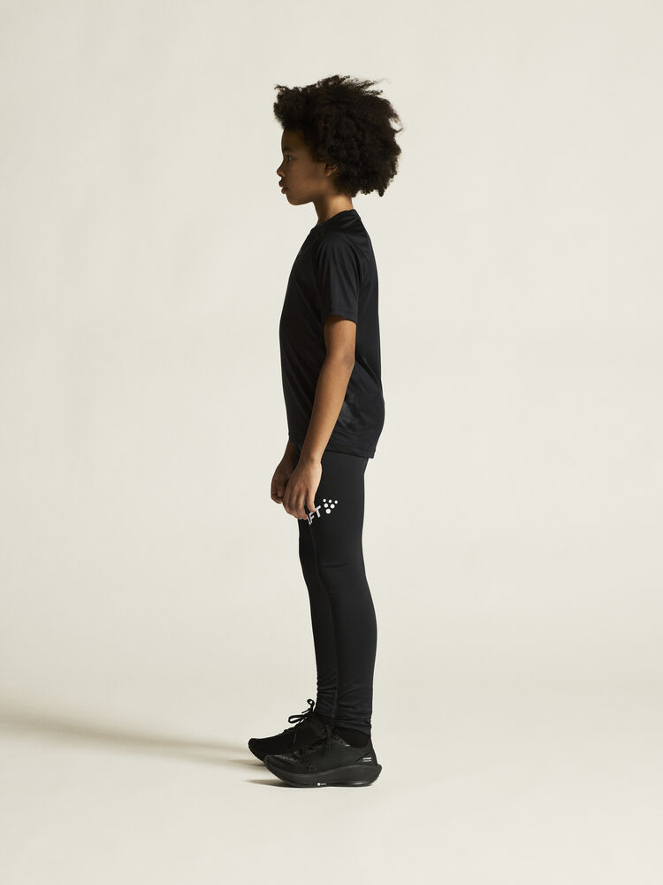 Craft Rush 2.0 Ss Tee Jr - Black AW25 [999000] / 122/128