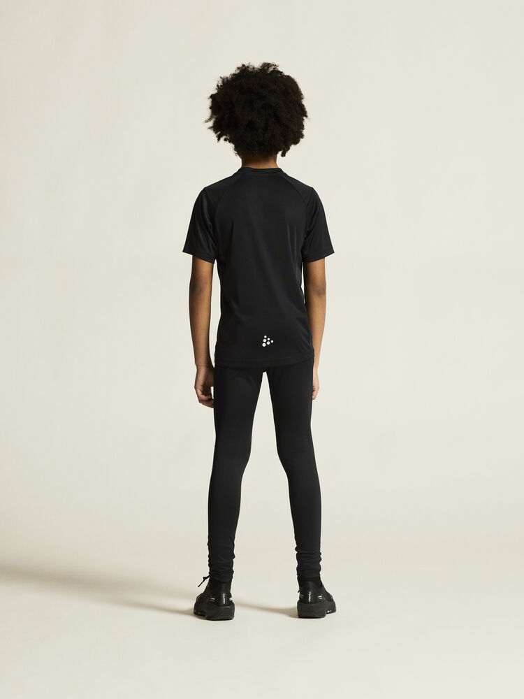 Craft Rush 2.0 Ss Tee Jr - Black AW25 [999000] / 122/128