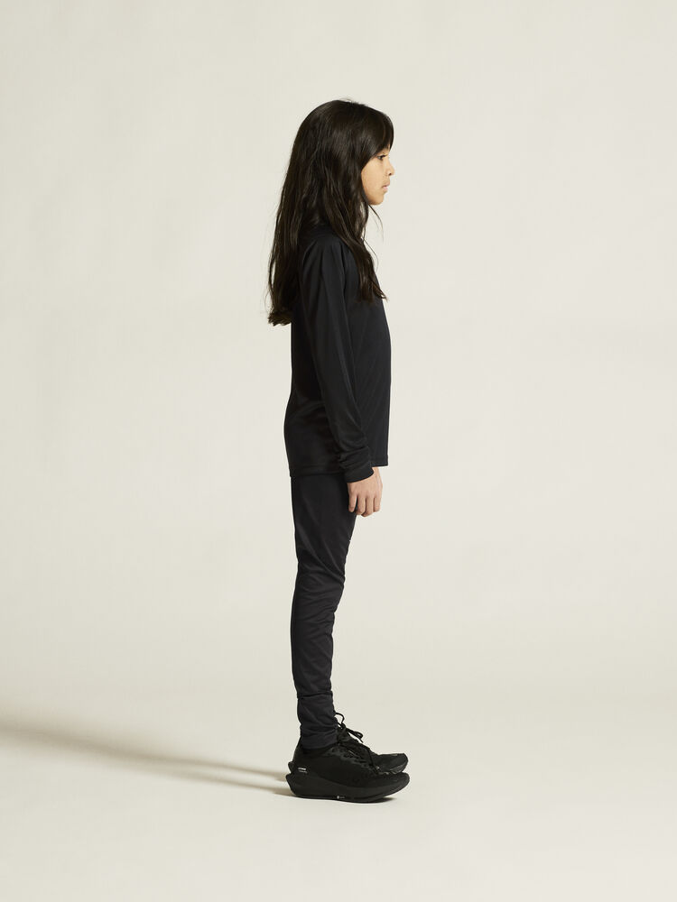 Craft Rush 2.0 Ls Tee Jr - Black AW25 [999000] / 122/128