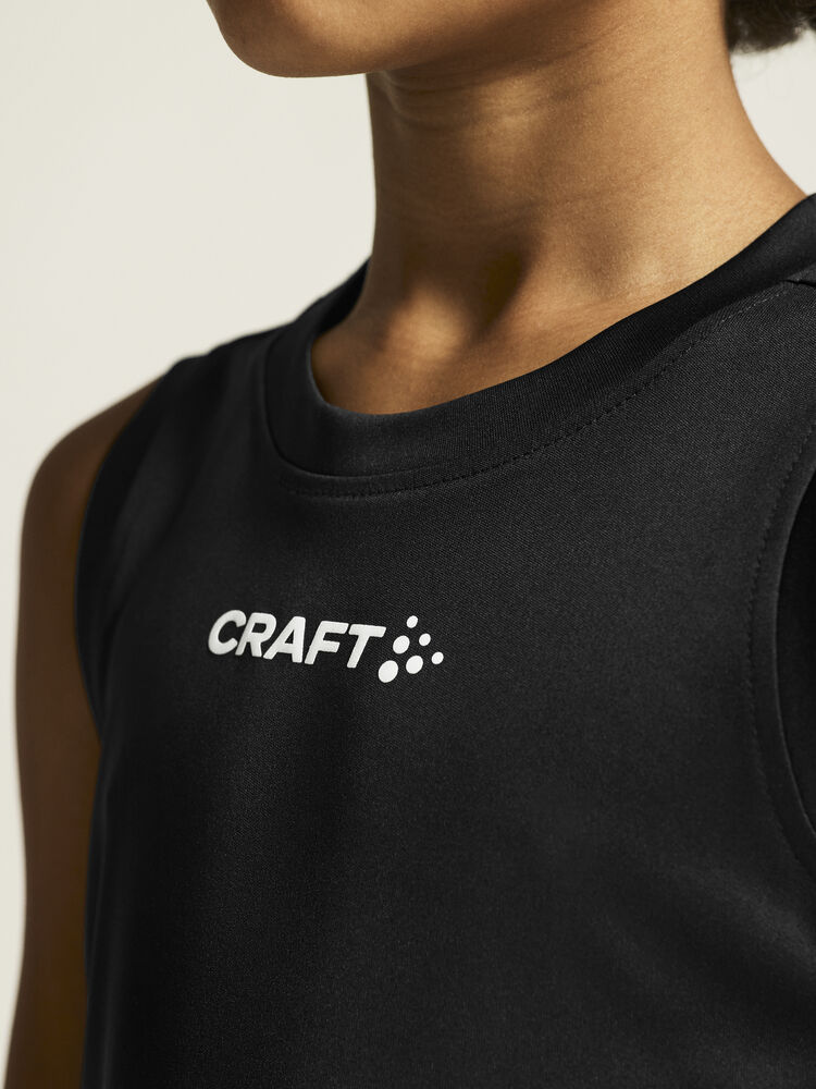 Craft Rush 2.0 Singlet Jr - Black AW25 [999000] / 122/128