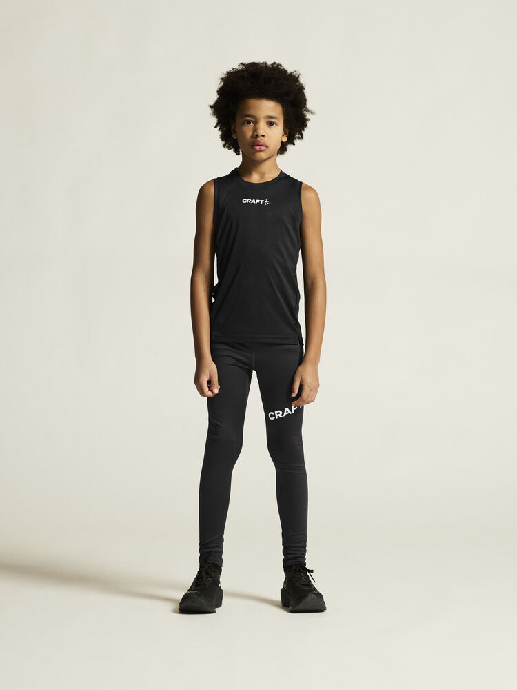 Craft Rush 2.0 Singlet Jr - Black AW25 [999000] / 122/128