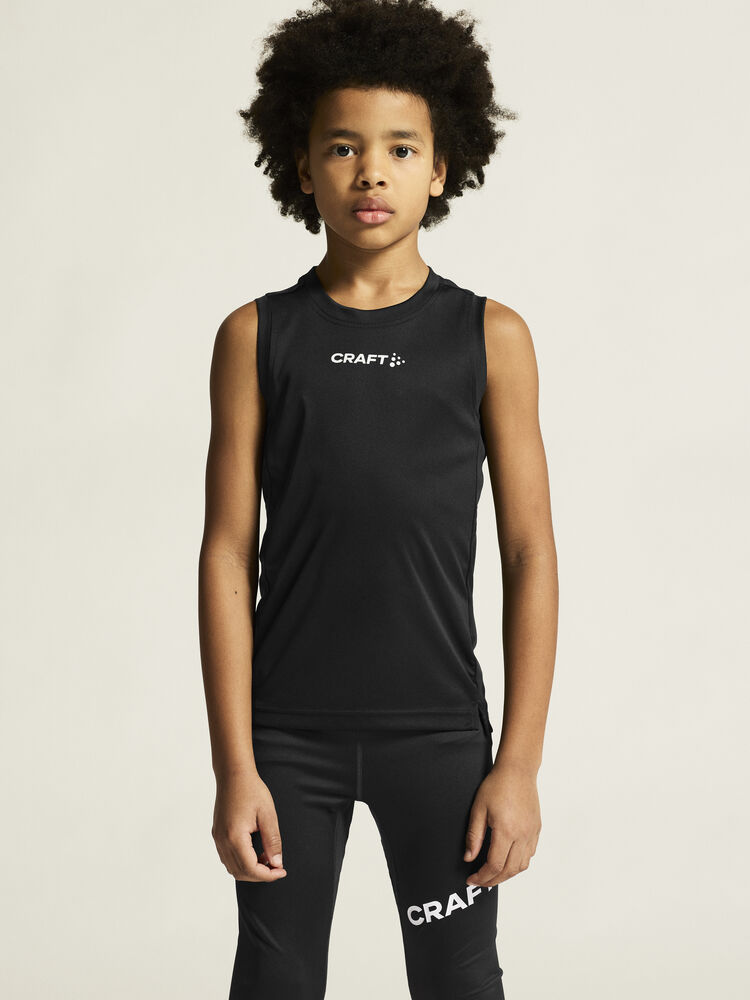 Craft Rush 2.0 Singlet Jr - Black AW25 [999000] / 122/128