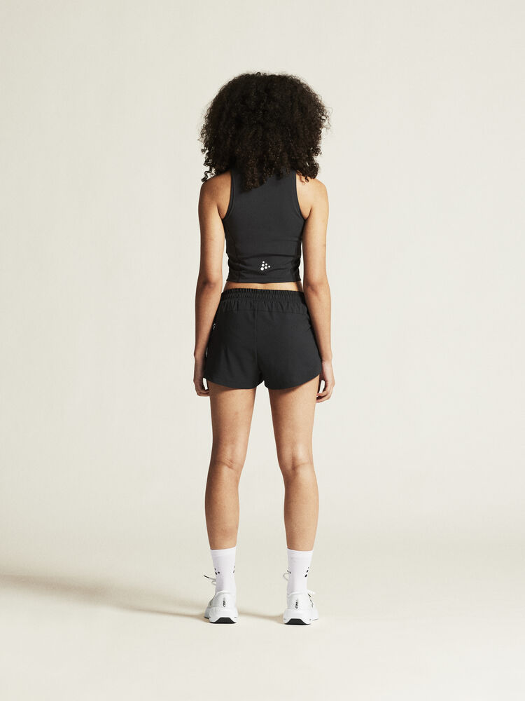 Craft Rush 2.0 Crop Singlet W - Black AW25 [999000] / XS