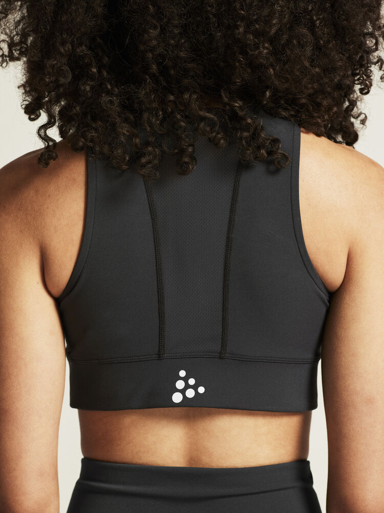 Craft Rush 2.0 Crop Top W - Black AW25 [999000] / XS