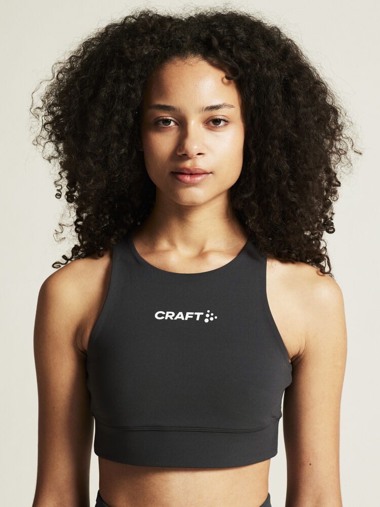 Craft Rush 2.0 Crop Top W - Black AW25 [999000] / XS