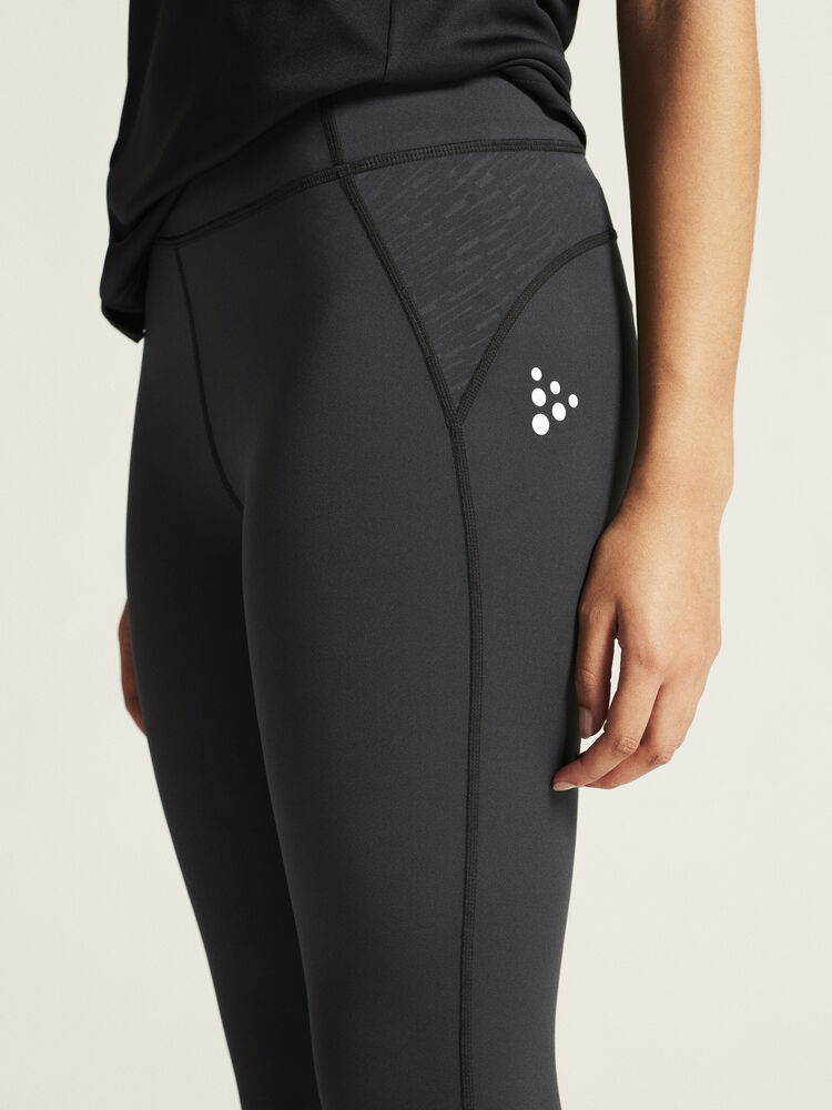 Craft Rush 2.0 Zip Tights W - Black AW25 [999000] / XS
