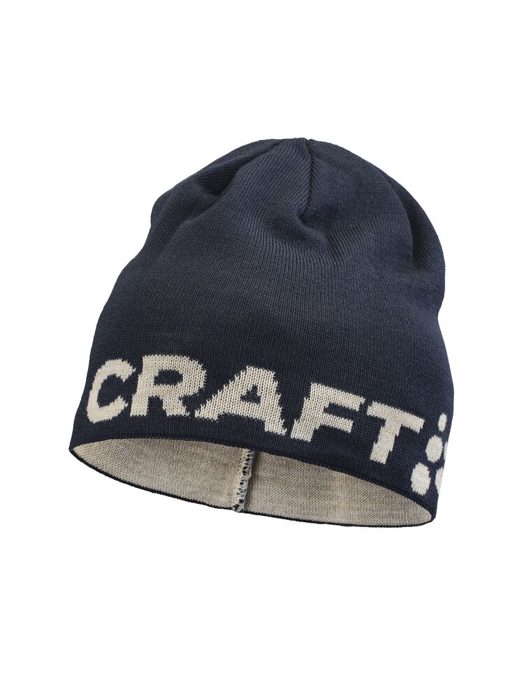 Craft Nordic Training Merino Logo Hat - Blaze-Tofu [396905] / L/XL