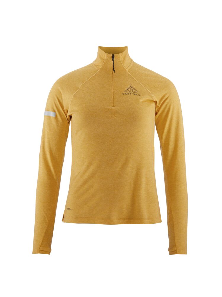 Wool LS Tee W från Craft i Turmeric/Melange