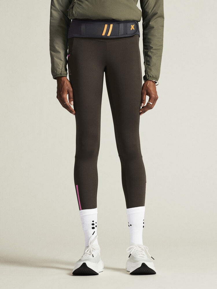Craft PRO Trail Tights 2 W - Bark/Rouge [281744] / XS