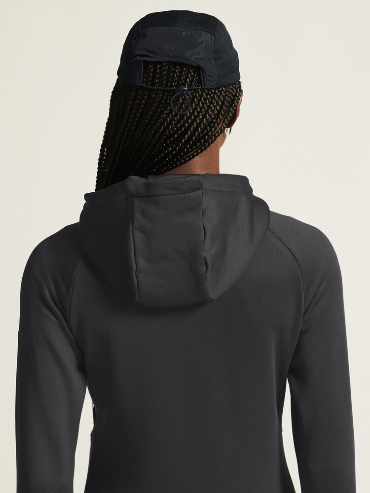 Craft ADV Explore Power Fleece Hood Jkt W - Black AW25 [999000] / XS