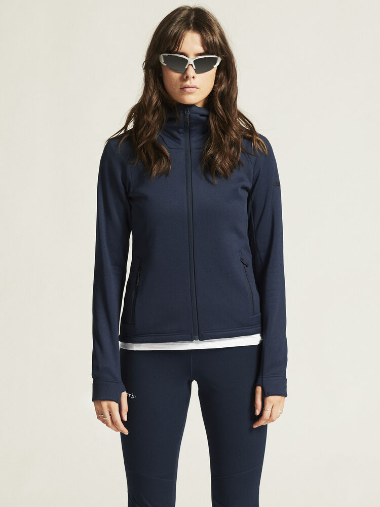 Craft ADV Explore Power Fleece Hood Jkt W - BLAZE (retail) [396000] / XS