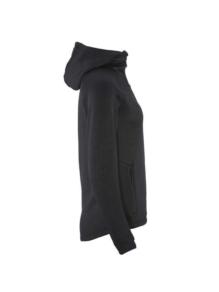 Craft ADV Explore Power Fleece Hood Jkt W - Black AW25 [999000] / XS