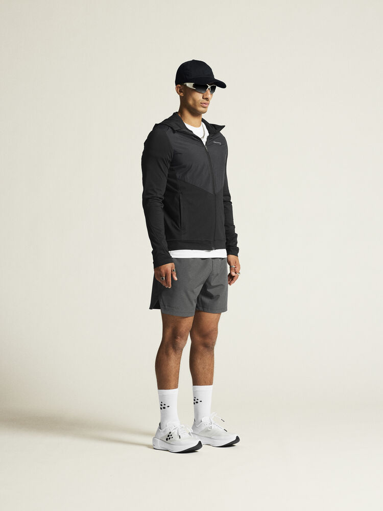 Craft ADV Essence Jersey Hood Jkt 2 M - Black AW25 [999000] / XS