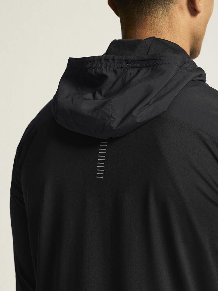 Craft ADV Essence Jersey Hood Jkt 2 M - Black AW25 [999000] / XS