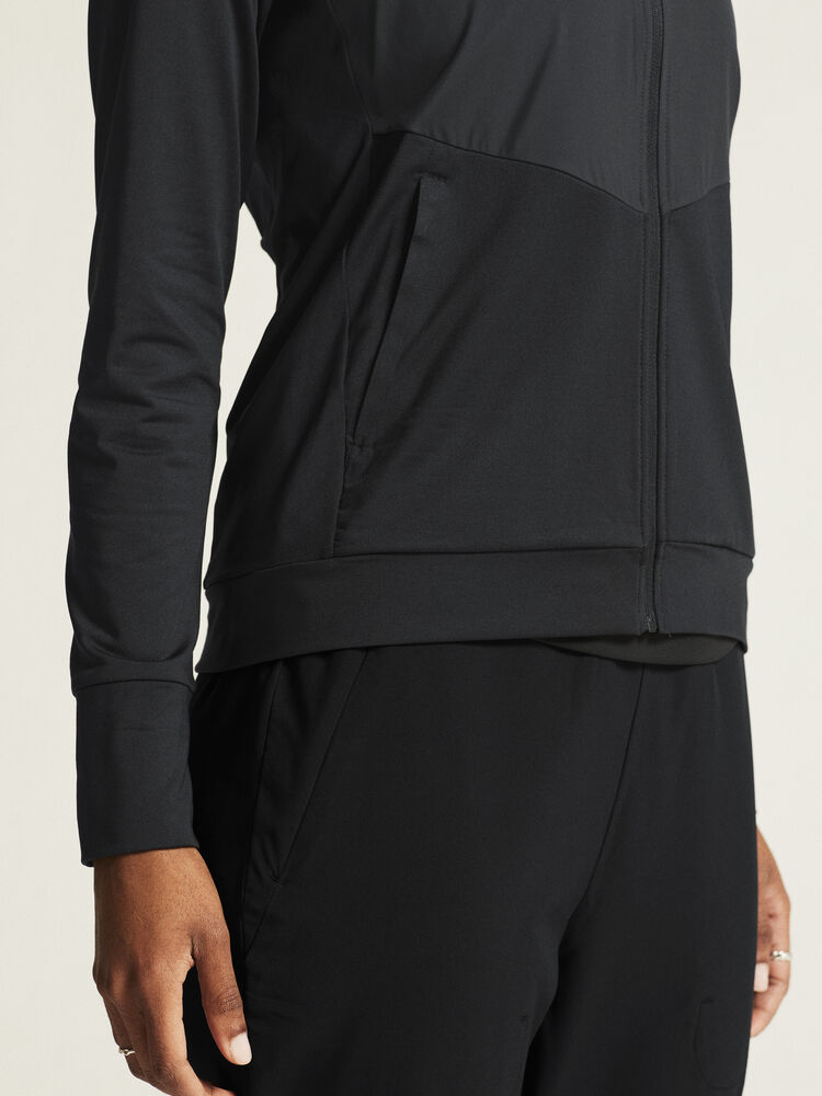 Craft ADV Essence Jersey Hood Jacket 2 W - Black AW25 [999000] / XS