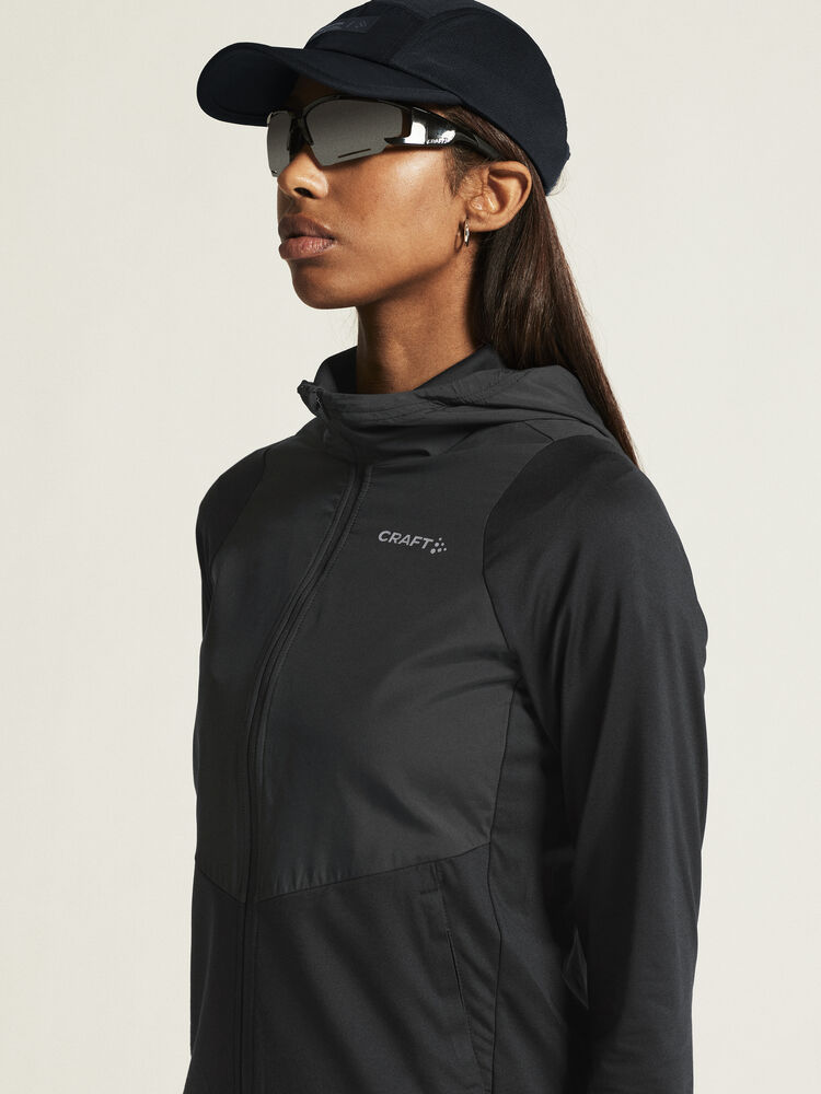 Craft ADV Essence Jersey Hood Jacket 2 W - Black AW25 [999000] / XS