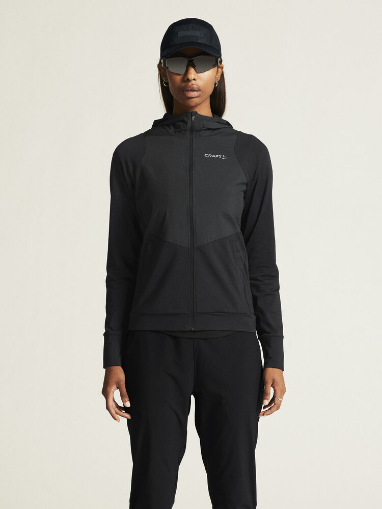 Craft ADV Essence Jersey Hood Jacket 2 W - Black AW25 [999000] / XS