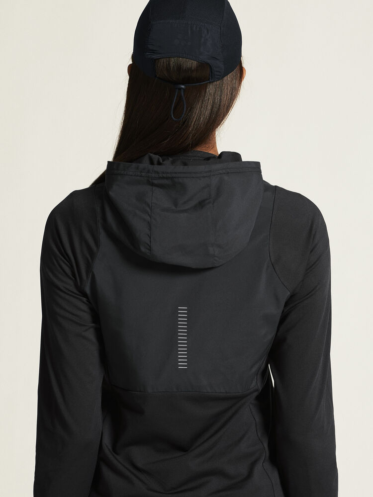 Craft ADV Essence Jersey Hood Jacket 2 W - Black AW25 [999000] / XS