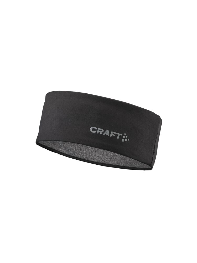 Craft Adv Windblock Fleece Headband - Black AW25 [999000] / L/XL