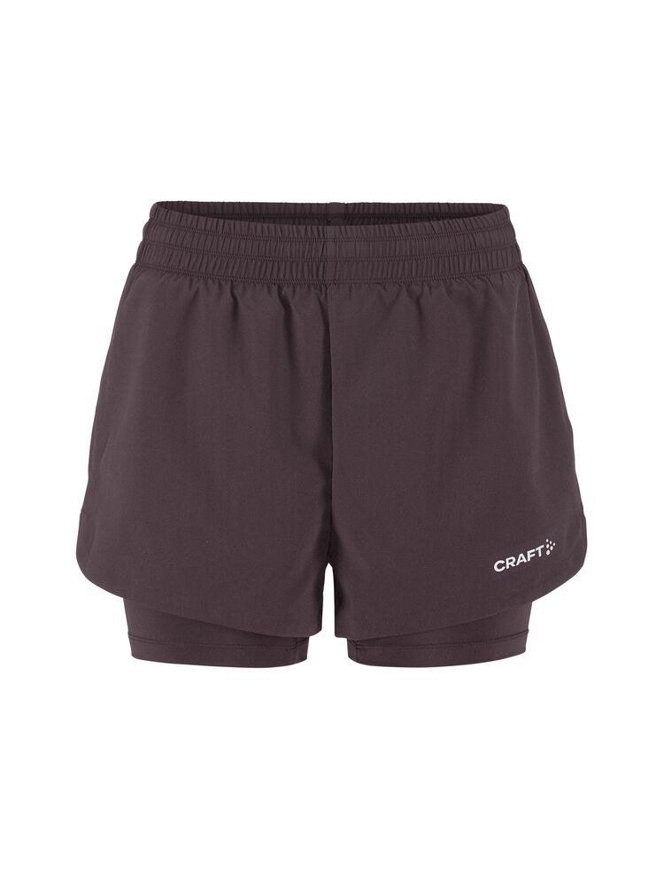 Craft ADV Essence 2-In-1 Shorts 2 W - Dk Plum (retail) [499000] / XS
