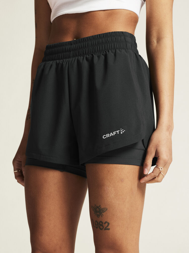 Craft ADV Essence 2-In-1 Shorts 2 W - Black AW25 [999000] / XS