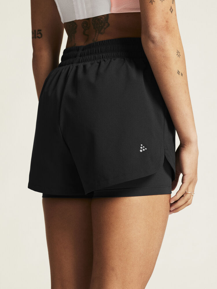 Craft ADV Essence 2-In-1 Shorts 2 W - Black AW25 [999000] / XS