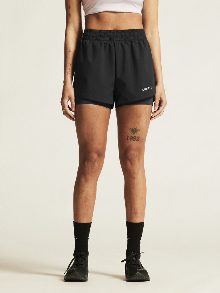 Craft ADV Essence 2-In-1 Shorts 2 W - Black AW25 [999000] / XS
